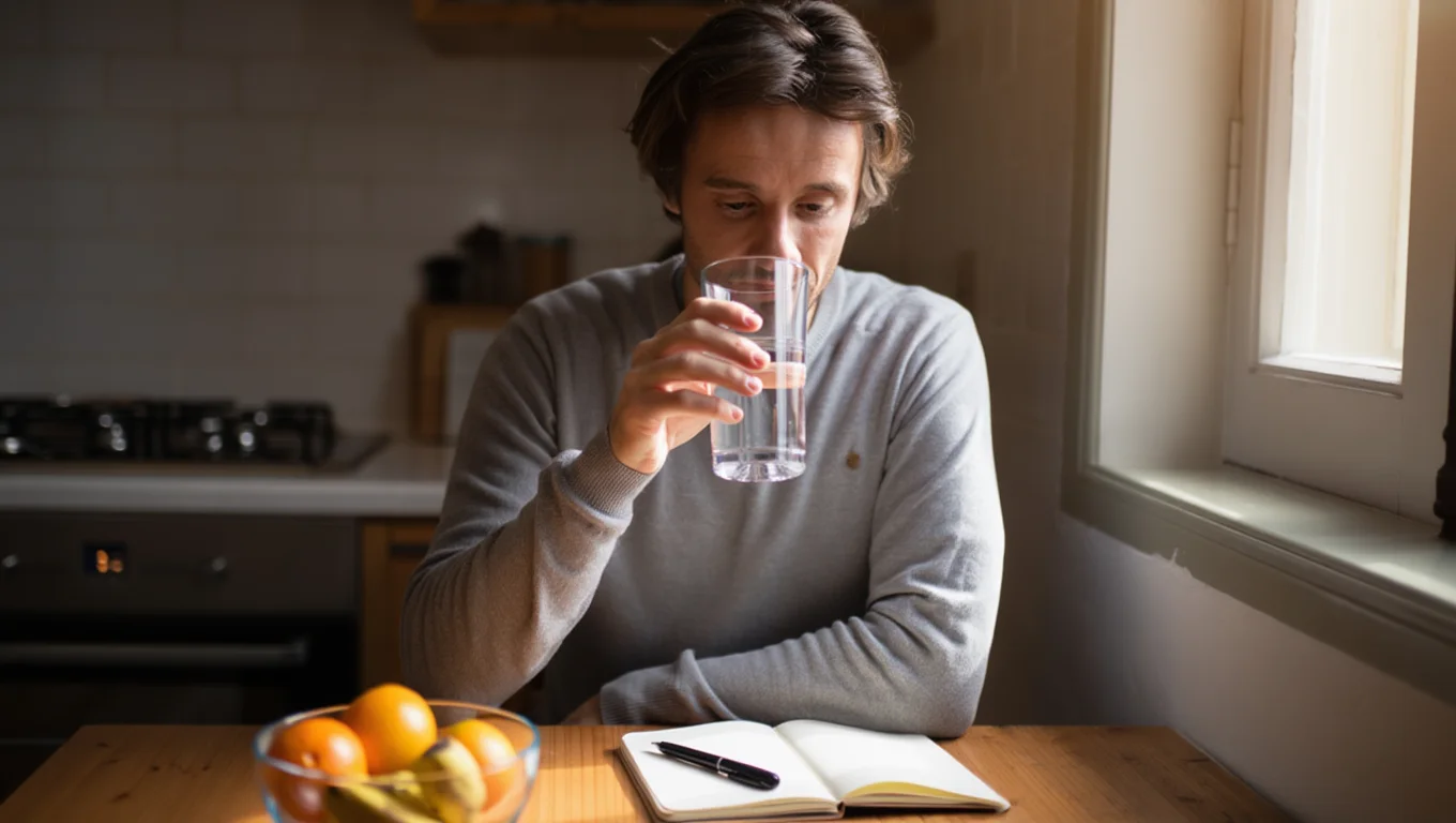 Мужчина восстанавливается после запоя